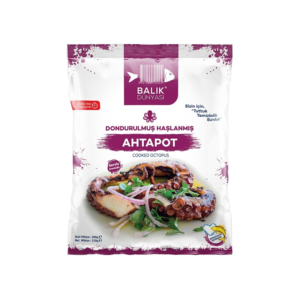 AHTAPOT HAŞLANMIŞ 300 GR
